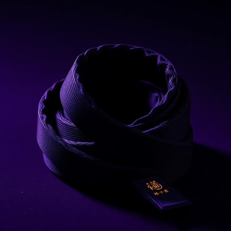 Ceinture noire brodée